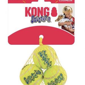 product- kong squeak air tennis balls xsmall