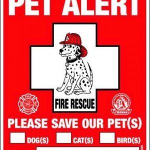 Rescue Rover pet alert decals
