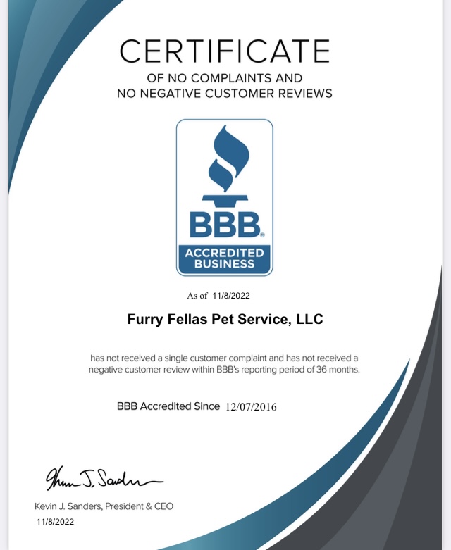 BBB certificate